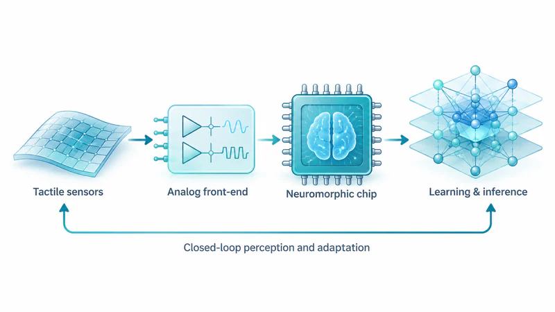 Concept illustration: Sensor and on-device computation diagram